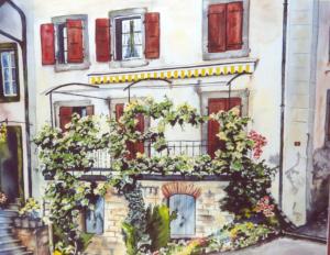 Vevey Balcony, Switzerland